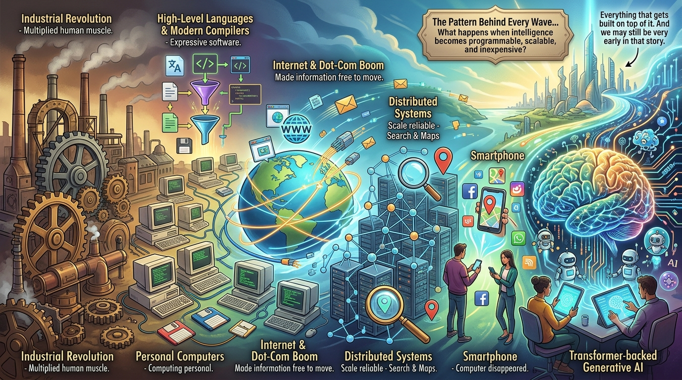 The Pattern Behind Every Technological Revolution Wave.